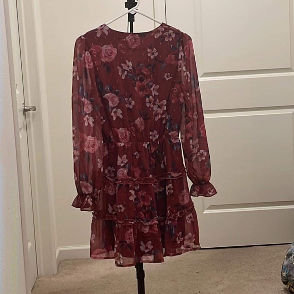 Peach Love Floral Dress - Picture 2 of 3